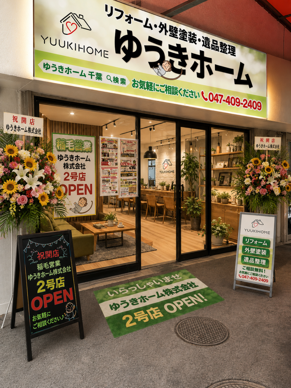 【2026年10月OPEN予定】ゆうきホーム株式会社2号店「稲毛営業所」開設のお知らせ！千葉市密着のリフォーム・お住まいのトータルサポート